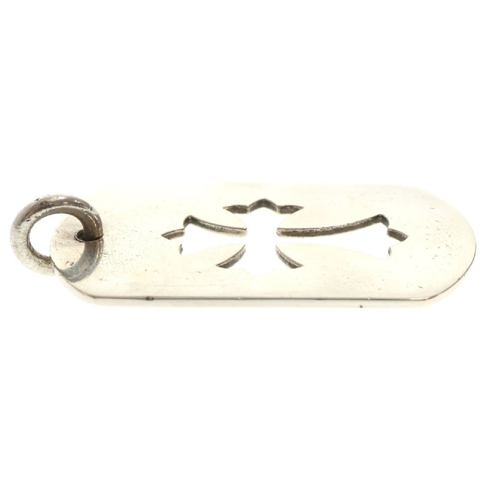 CHROME HEARTS(クロムハーツ) D TAG LRG CO CRS カットアウトクロス ラージドッグタグネックレストップ
