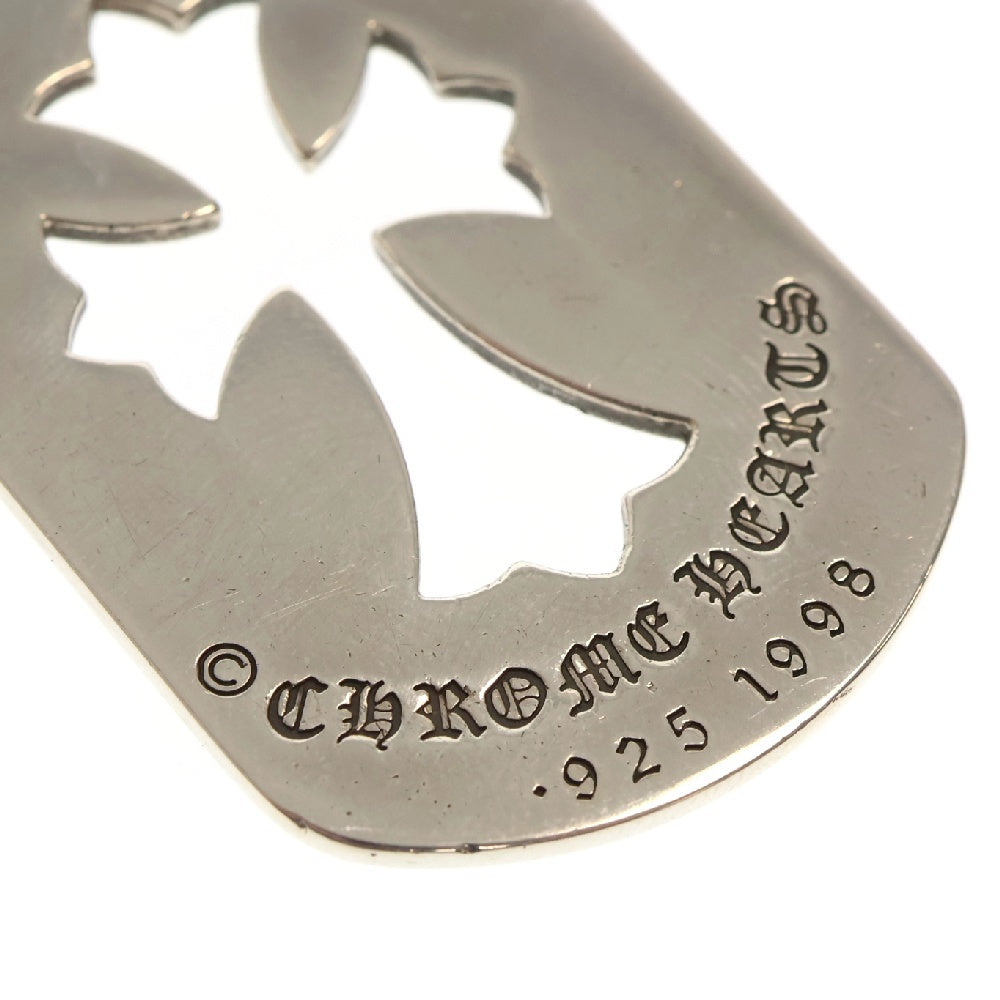 CHROME HEARTS(クロムハーツ) D TAG LRG CO CRS カットアウトクロス ラージドッグタグネックレストップ