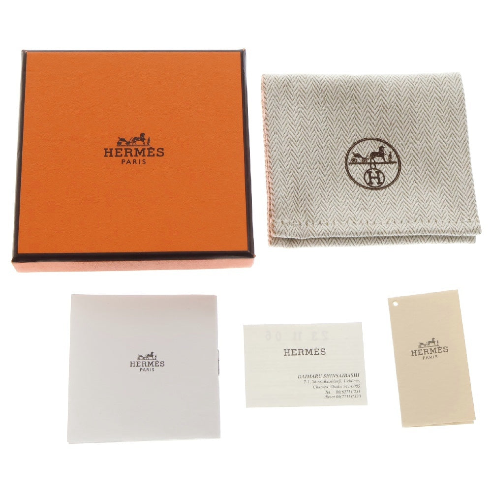 HERMES(エルメス) クリックH バングル シルバーブレスレット シルバー/オレンジ