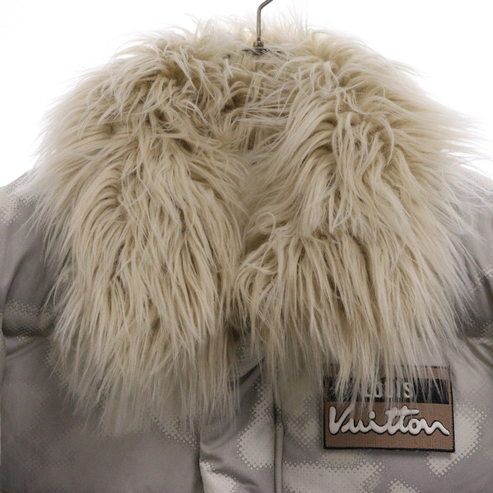LOUIS VUITTON(ルイヴィトン) 24SS フェイクファーカモダウンジャケット RM241M FTN HQB08E ホワイト