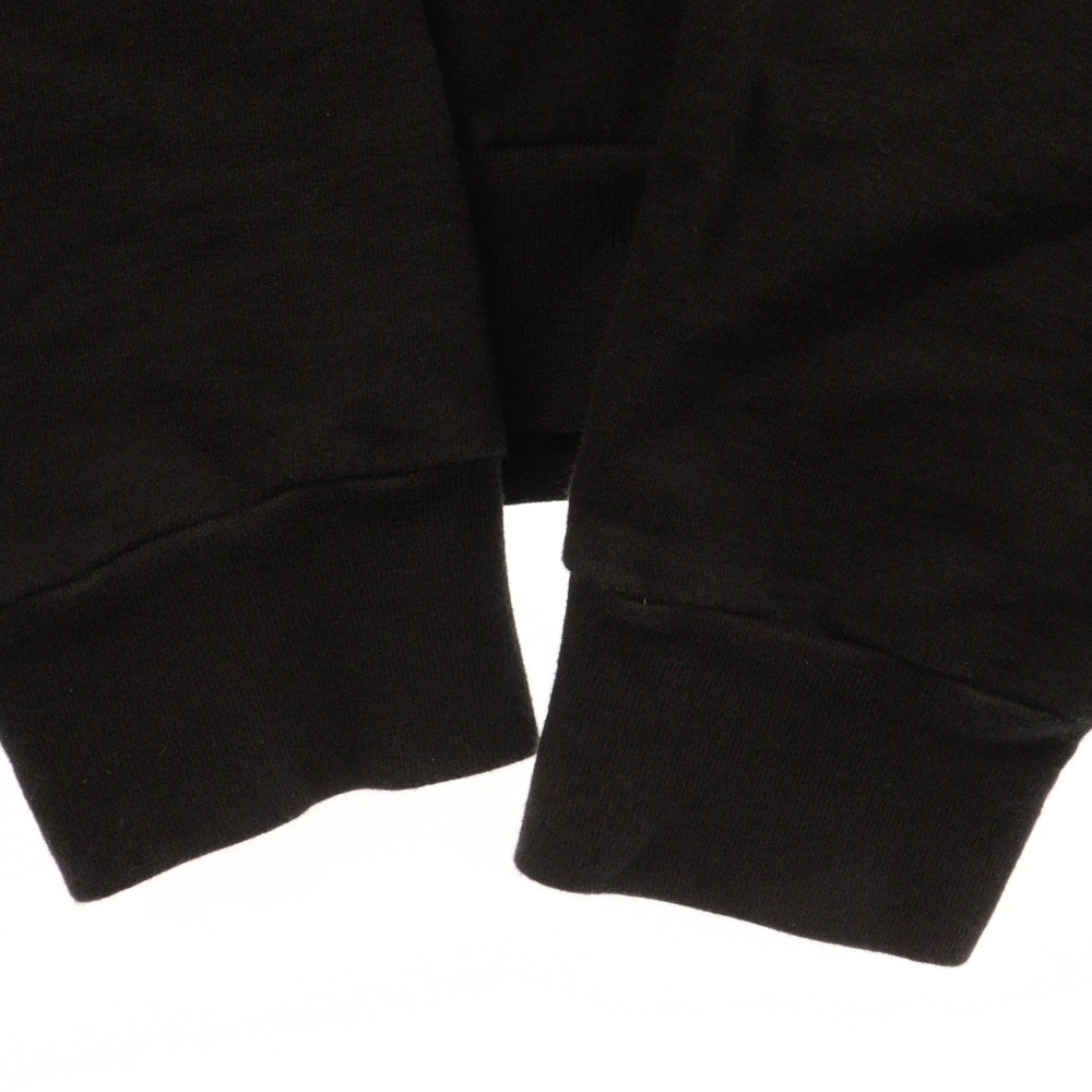 CHROME HEARTS(クロムハーツ) SWTSHRT PLVR 袖英字プリントプルオーバーパーカー ブラック