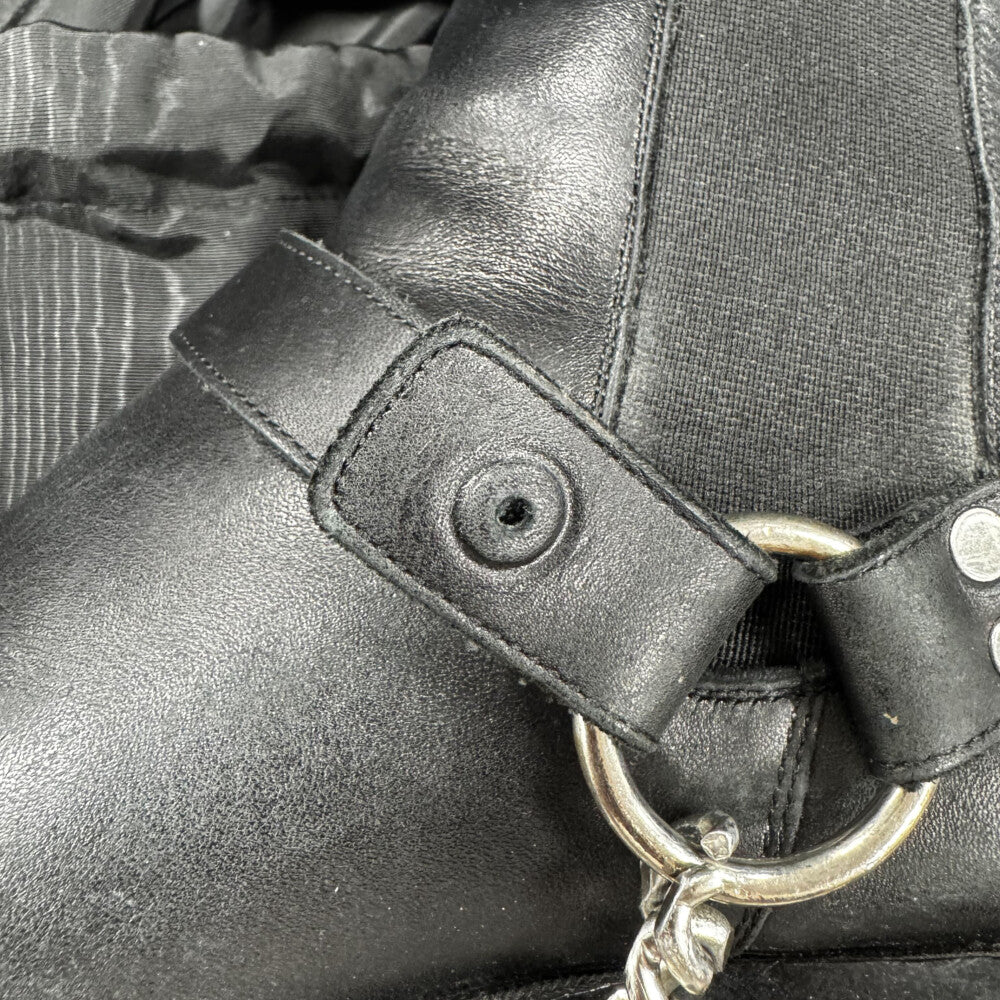 CELINE(セリーヌ) カマルグ バイカーカーフスキンチェルシーブーツ 358513808C ブラック