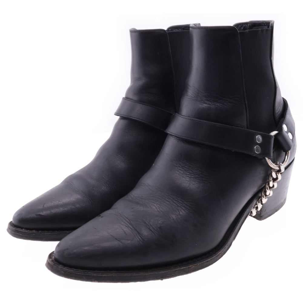 CELINE(セリーヌ) カマルグ バイカーカーフスキンチェルシーブーツ 358513808C ブラック