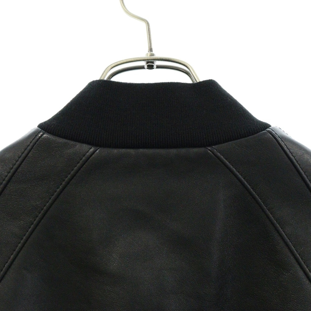 CELINE(セリーヌ) ラムスキン レザー テディジャケット ブルゾン ブラック 2EG76269L