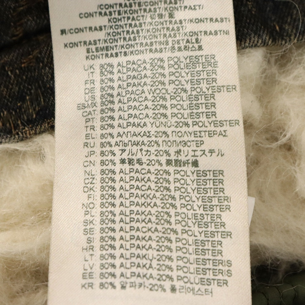 DIESEL(ディーゼル) 24AW Cropped jacket in dirty jacquard denim クロップドジャケット ダーティージャガードデニム FU-FSF-1 マルチ