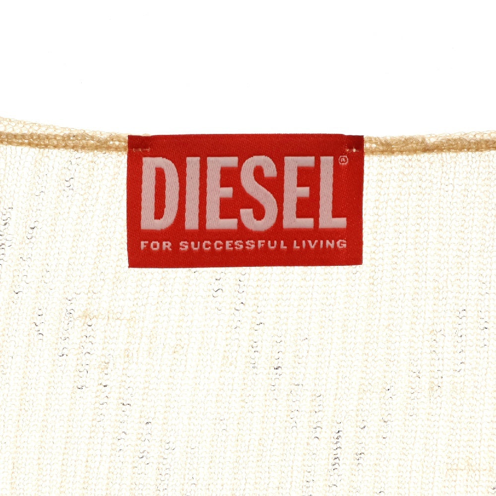 DIESEL(ディーゼル) 24AW Checked mini dress sweat stains チェックミニドレス スウェットステイン ホワイト/グレー