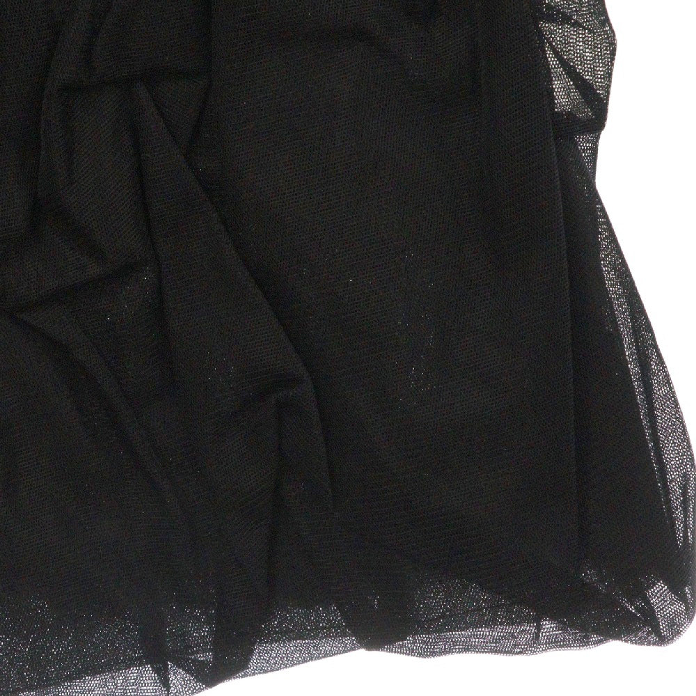CHANEL(シャネル) ココボタン ナイロン プリーツ フリル リボンワンピース ブラック レディース P31113V21232