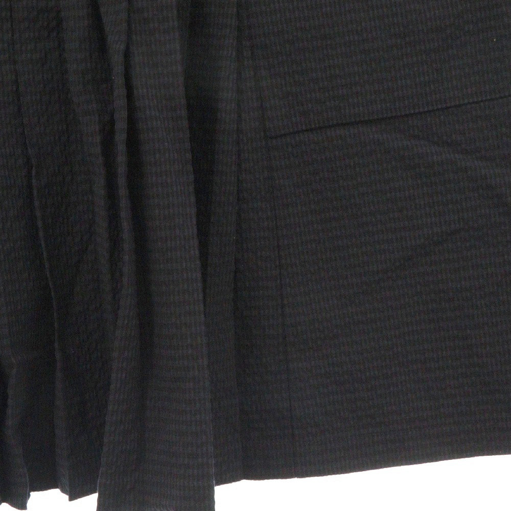 CHANEL(シャネル) 16SS ココマーク シアサッカー プリーツ スカート ネイビー レディース P53426V29267