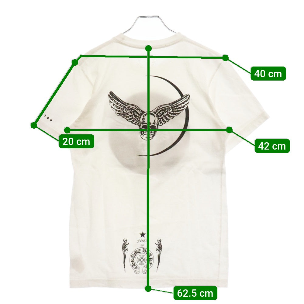 CHROME HEARTS(クロムハーツ) フォティ マハリア プリント半袖Tシャツ ホワイト