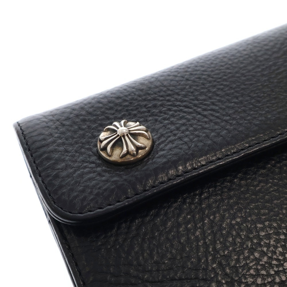 CHROME HEARTS(クロムハーツ) WAVE ウェーブ レザーウォレット 財布 ブラック BCA375