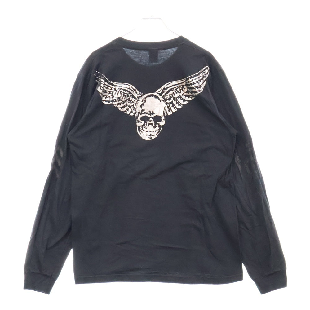 CHROME HEARTS(クロムハーツ) OLD FOTI L/S TEE フォティ マハリア プリント長袖Tシャツ カットソー ブラック