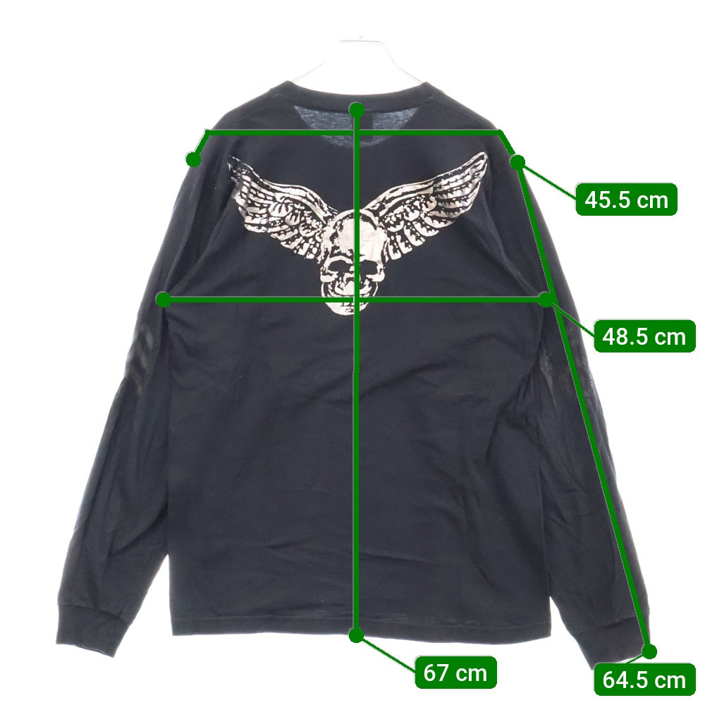 CHROME HEARTS(クロムハーツ) OLD FOTI L/S TEE フォティ マハリア プリント長袖Tシャツ カットソー ブラック