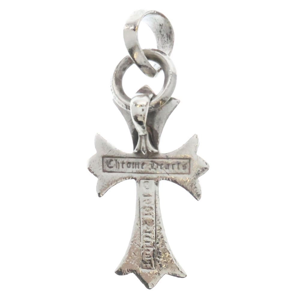 CHROME HEARTS(クロムハーツ) CH CRS SML W/BALE Wベイル スモールCHクロス ペンダントトップ シルバー BCA218