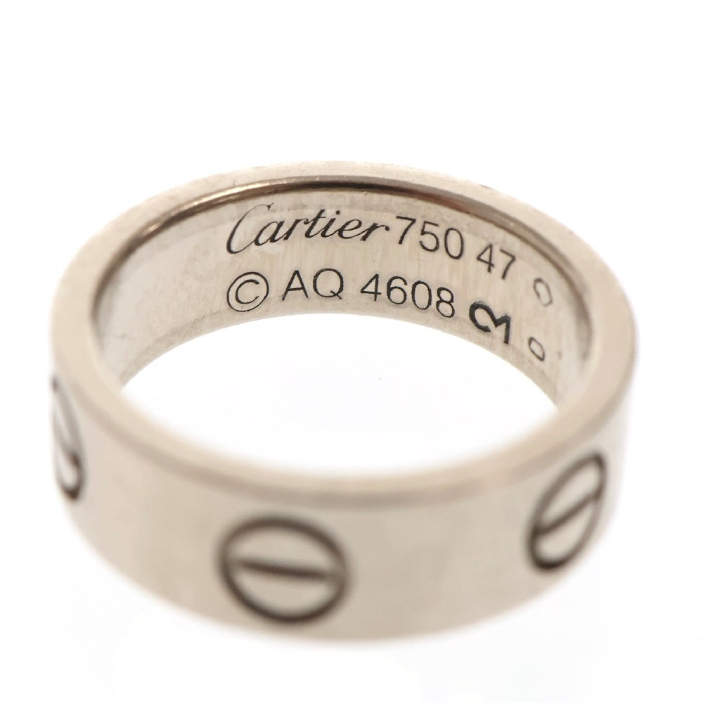 Cartier(カルティエ) K18WG Love ring classic model ラブリング クラシックモデル ホワイトゴールド 指輪 B4084700