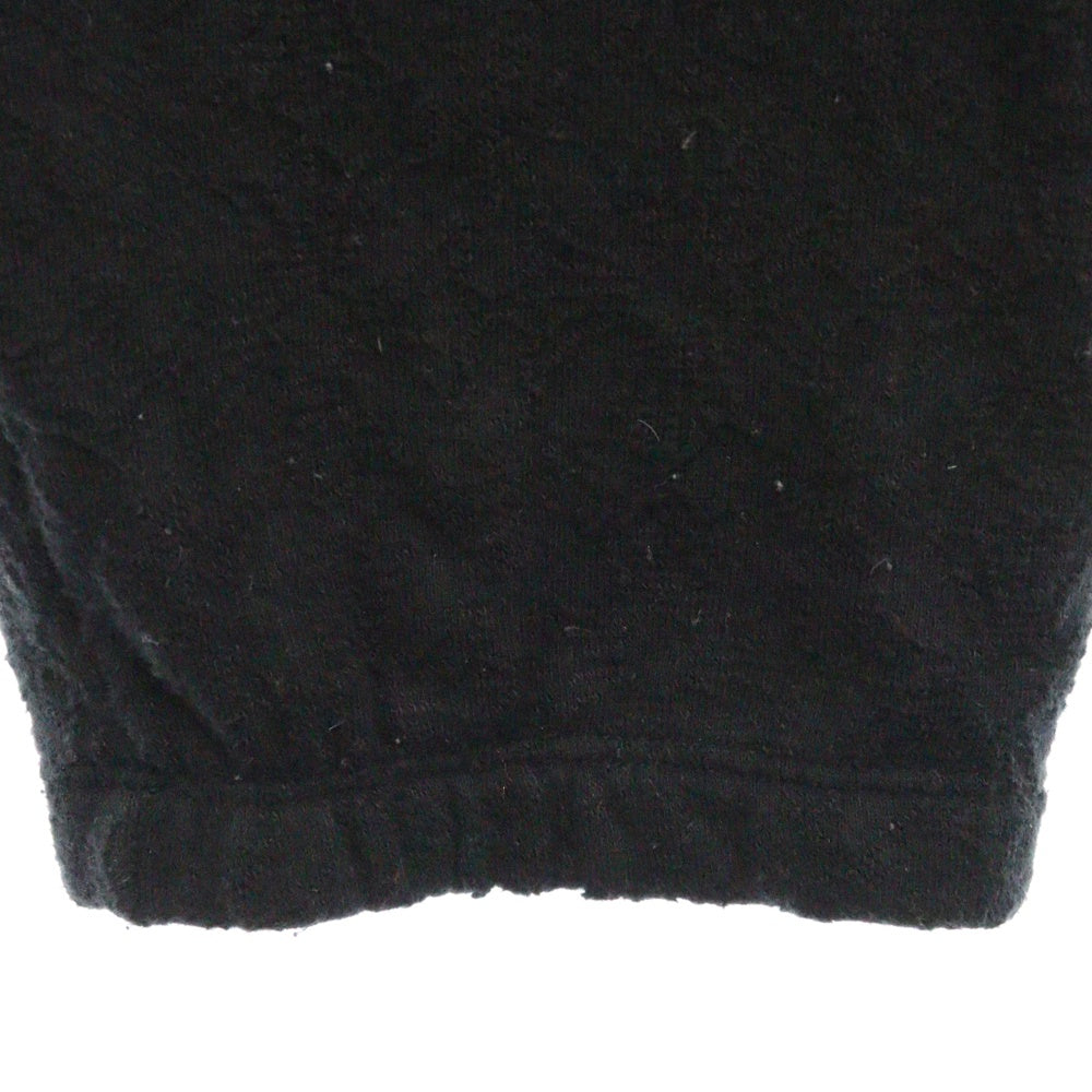 CHROME HEARTS(クロムハーツ) Y NOT SWT PNT ワイノット 総柄 ロゴ刺繍スウェットパンツ ブラック
