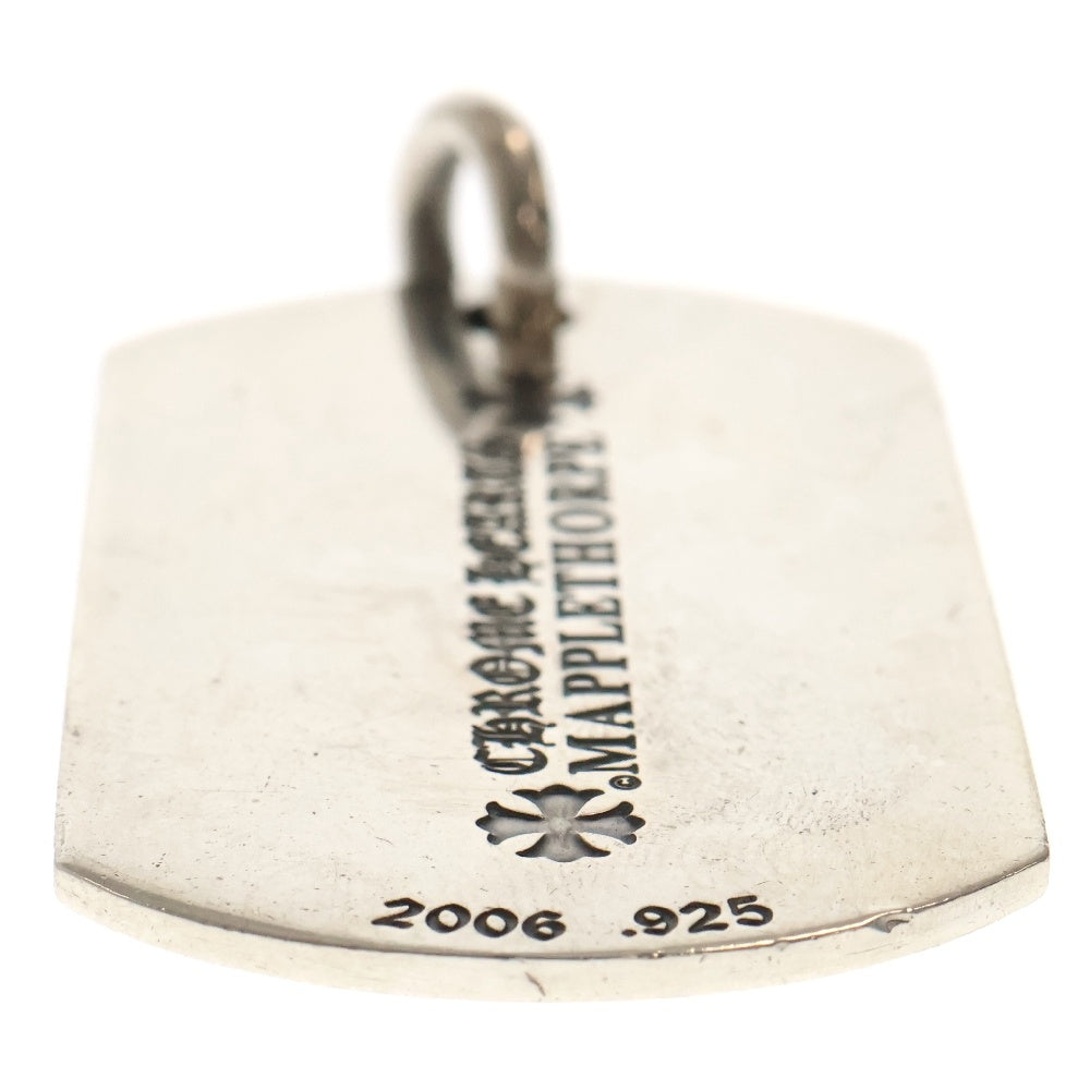 CHROME HEARTS(クロムハーツ) D TAG LRG MAPPLE THORPE メイプルソープ ドッグタグ ラージ ペンダントトップ シルバー BCA241
