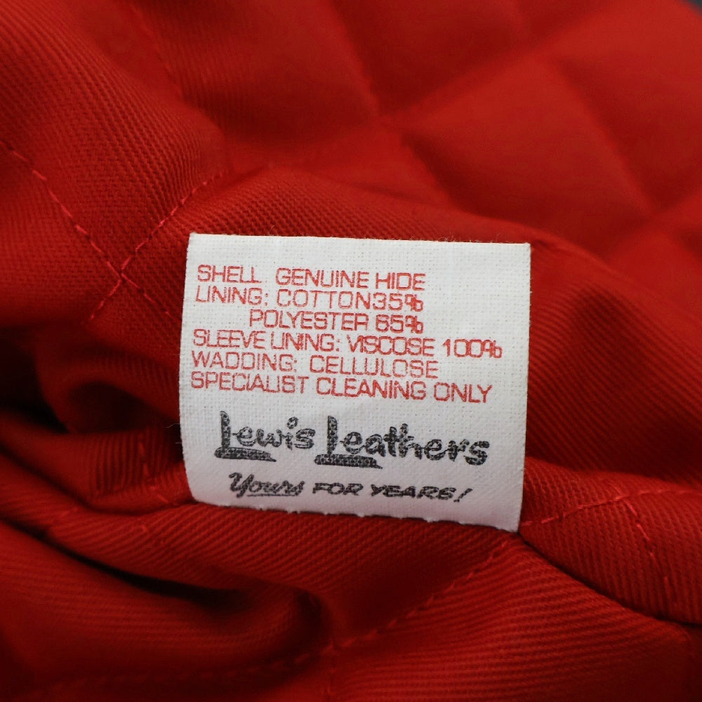 Lewis Leathers(ルイスレザー) 391T LIGHTNING TIGHT FIT ライトニング タイトフィット カウハイド ダブルライダース レザージャケット ブラック