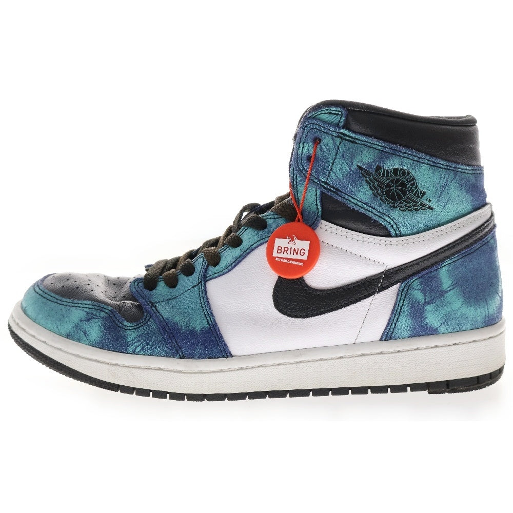 NIKE(ナイキ) WMNS AIR JORDAN 1 HIGH OG Tie-Dye CD0461-100 ウィメンズ エアジョーダン1 タイダイブルー ハイカットスニーカー ブルー US11/28.0cm