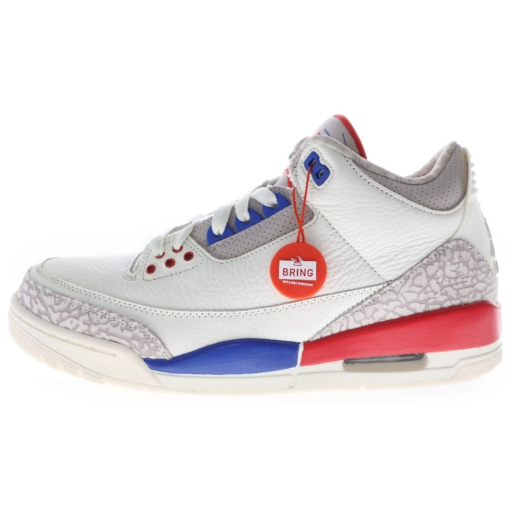 NIKE(ナイキ) AIR JORDAN 3 RETRO 136064-140 エアジョーダン 3 レトロ ハイカットスニーカー ホワイト US10/28.0cm