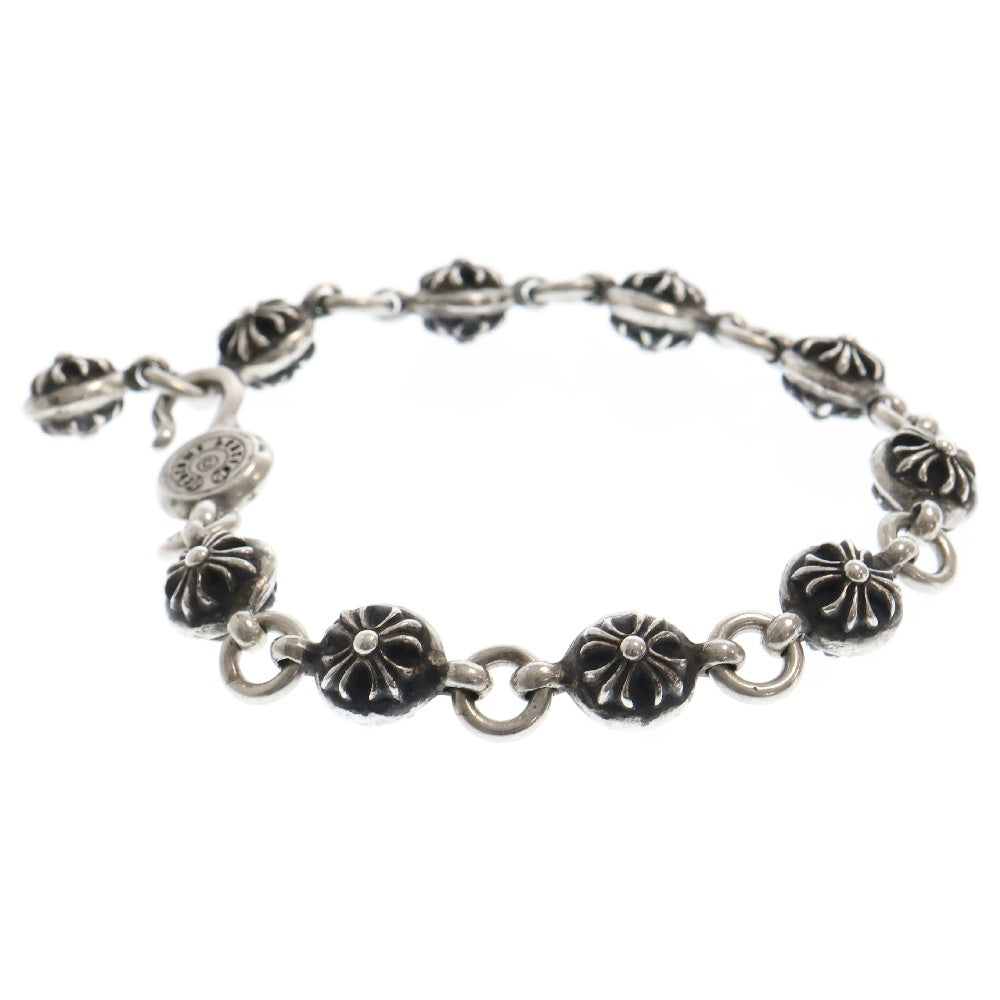 CHROME HEARTS(クロムハーツ) NO2 BALL #2クロスボールブレスレット シルバー BCA176