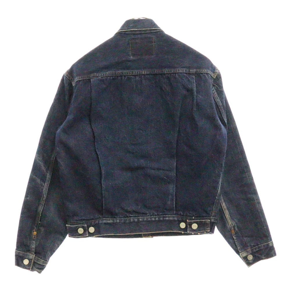 Levi's(リーバイス) 50's VINTAGE 517XX BIGE 2nd セカンド ブランケット裏地 デニムジャケット インディゴ ボタン裏17 両面タブ