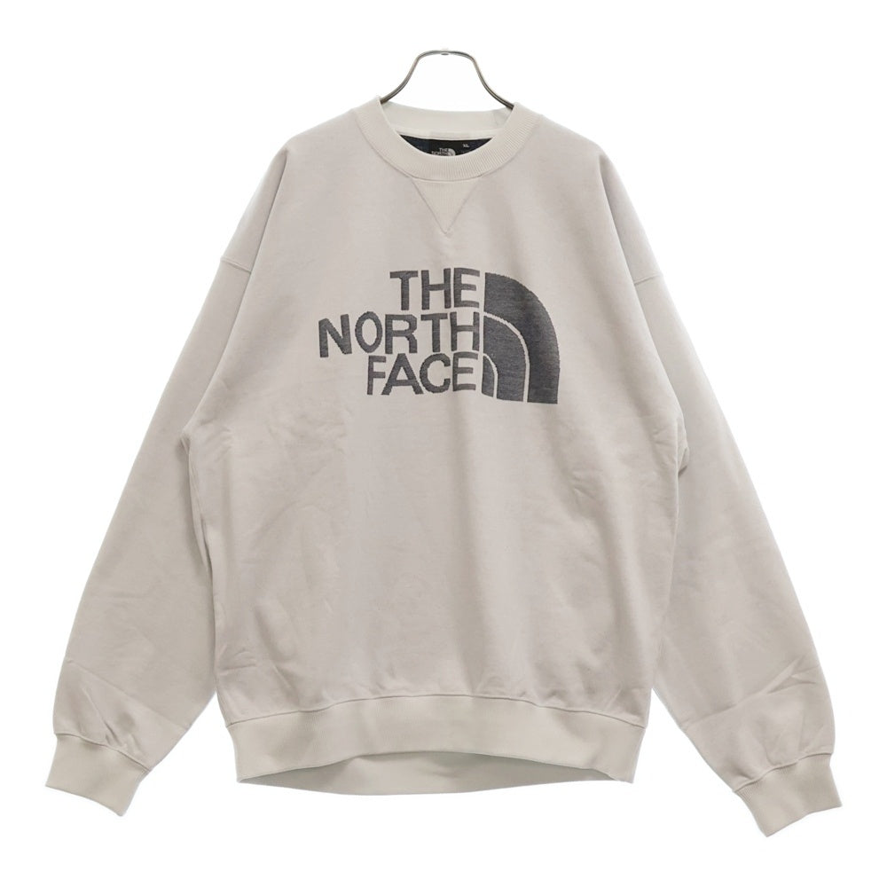 THE NORTH FACE(ザノースフェイス) Jacquard Half Dome Crew ジャカードハーフドームクルー ロゴ刺繍スウェットトレーナー NT62438 グレー