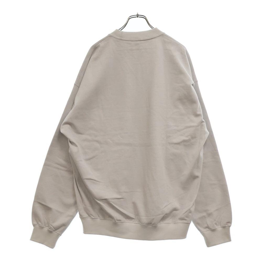 THE NORTH FACE(ザノースフェイス) Jacquard Half Dome Crew ジャカードハーフドームクルー ロゴ刺繍スウェットトレーナー NT62438 グレー