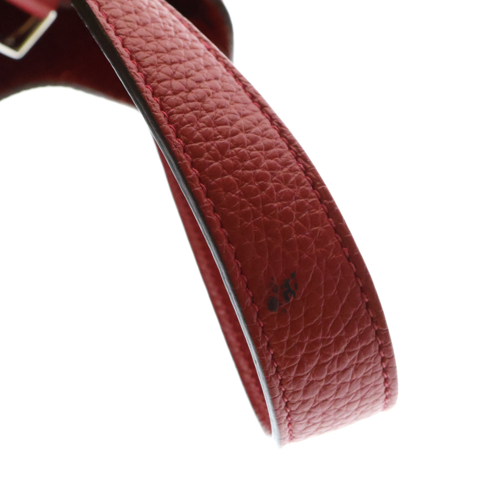 HERMES(エルメス) ピコタンロック PM トリヨンモーリス ハンドバッグ シルバー金具 C刻印 2018年製 レッド