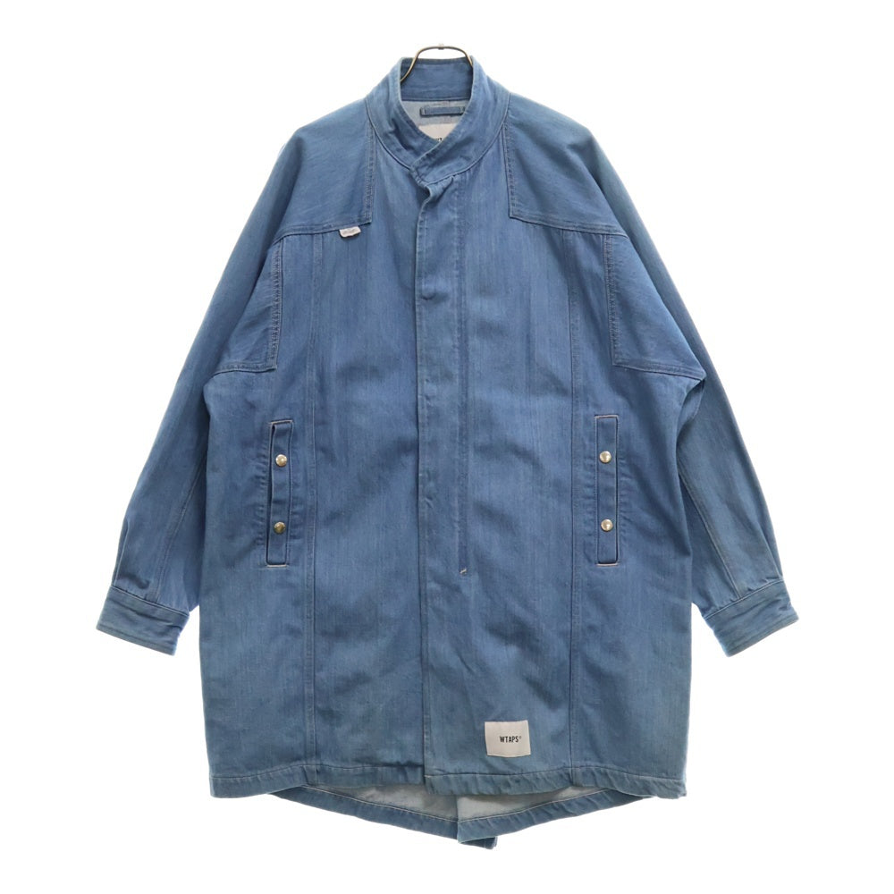 WTAPS(ダブルタップス) 21SS フィッシュテール ジップアップデニムコート インディゴ 211WVDT-JKM02