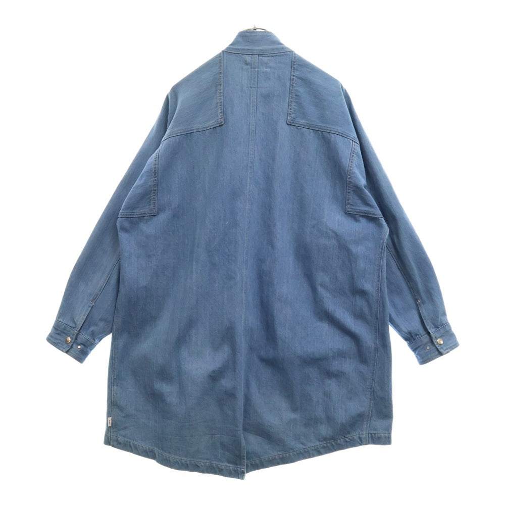 WTAPS(ダブルタップス) 21SS フィッシュテール ジップアップデニムコート インディゴ 211WVDT-JKM02