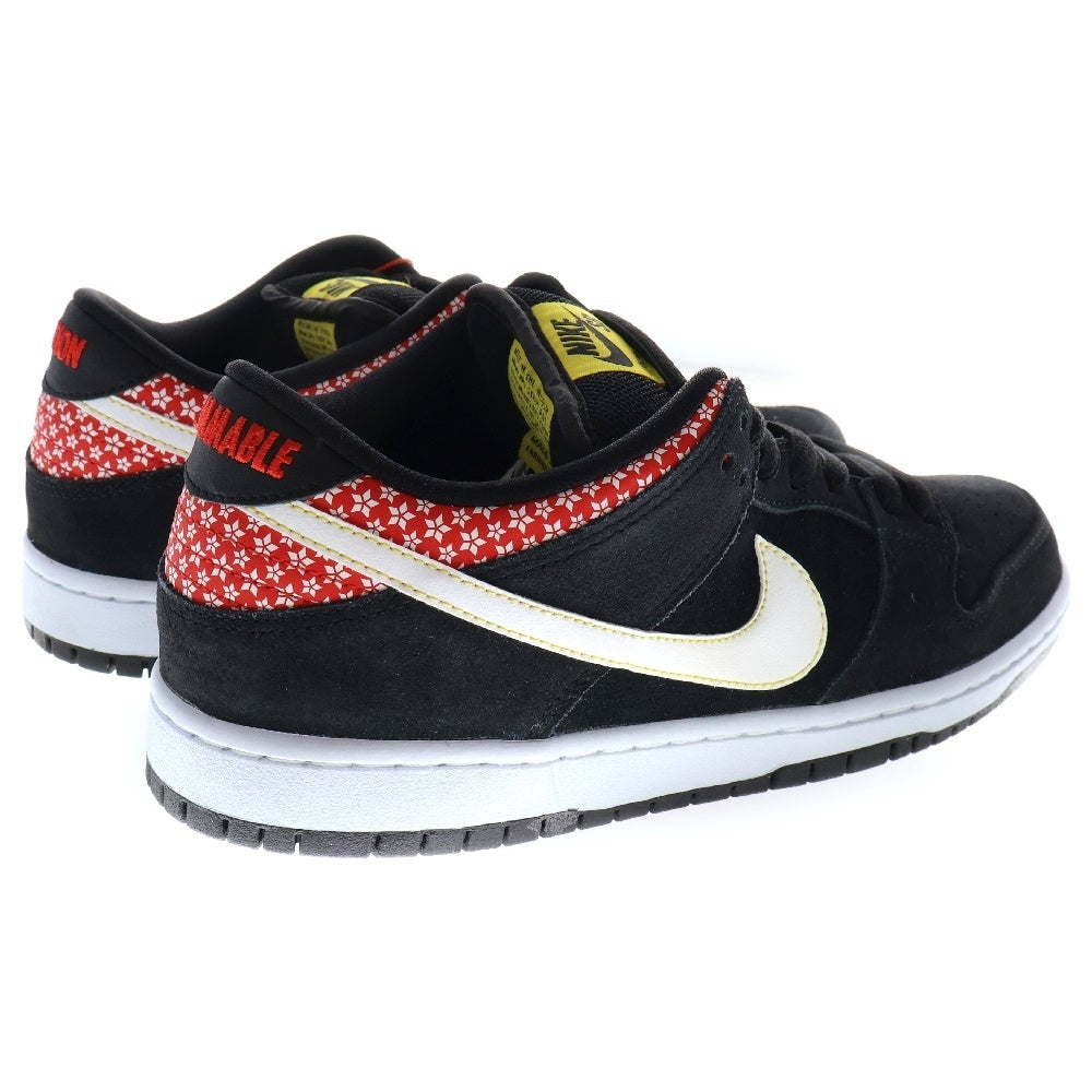 NIKE SB(ナイキエスビー) 【観賞用】 2013年製 DUNK LOW PREMIUM SB FIRECRACKER PACK ダンクロープレミアム ローカットスニーカー ブラック 313170-016 US9.5/27.5cm