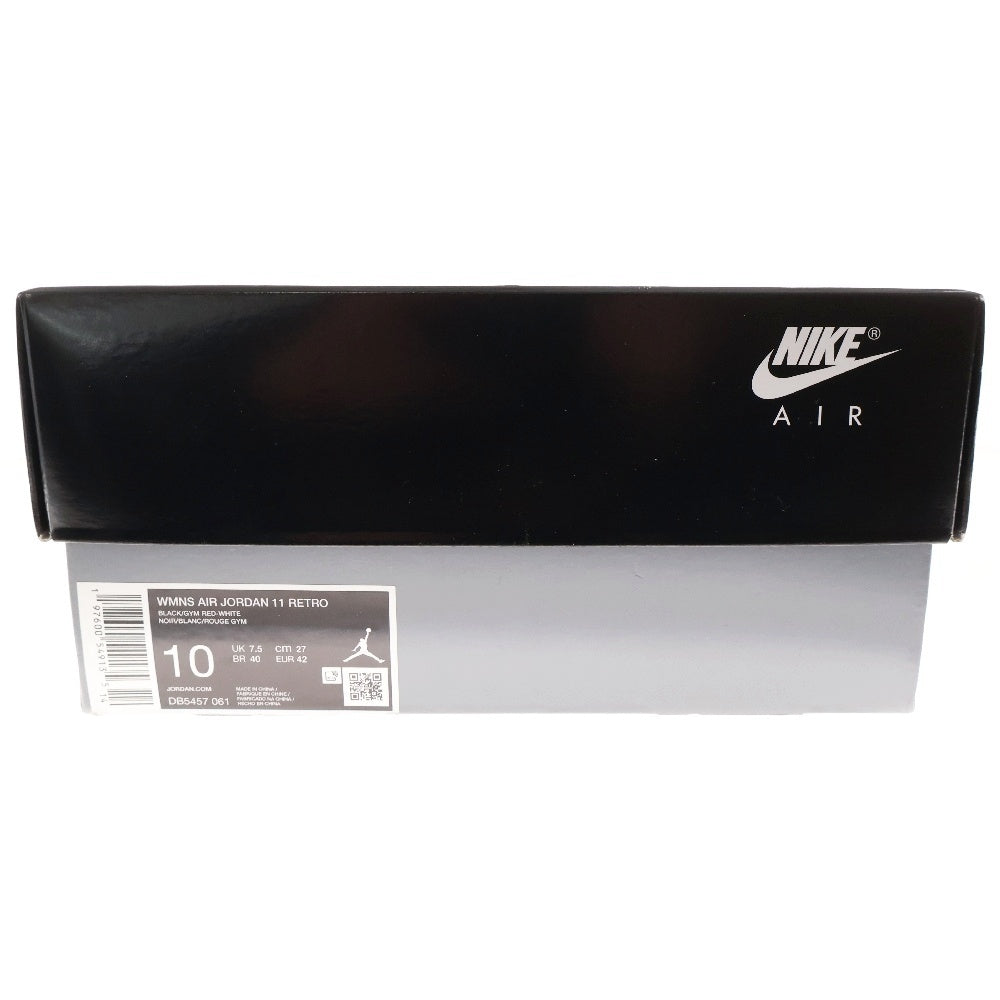 NIKE(ナイキ) WMNS AIR JORDAN 11 BRED VELVET DB5457-061 ウィメンズ エアジョーダン11 ブレッド ベルベット ハイカットスニーカー ブラック US10/27.0cm