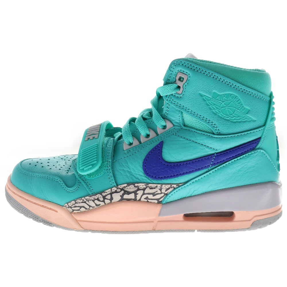 NIKE(ナイキ) ×DON C ORDAN LEGACY 312 HYPER JADE エアジョーダン レガシー ハイパージェイド ハイカットスニーカー ブルー US9/27.0cm AV3922-348