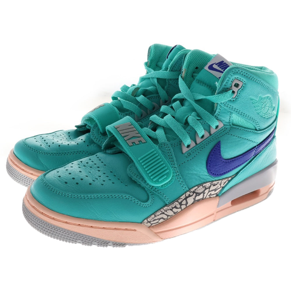 NIKE(ナイキ) ×DON C ORDAN LEGACY 312 HYPER JADE エアジョーダン レガシー ハイパージェイド ハイカットスニーカー ブルー US9/27.0cm AV3922-348