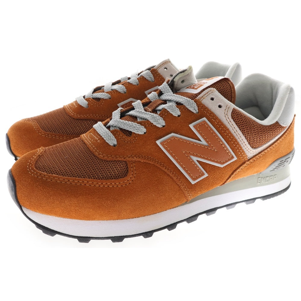 New Balance(ニューバランス) ML574EPE スエード ローカットスニーカー ブラウン US8.5/26.5cm