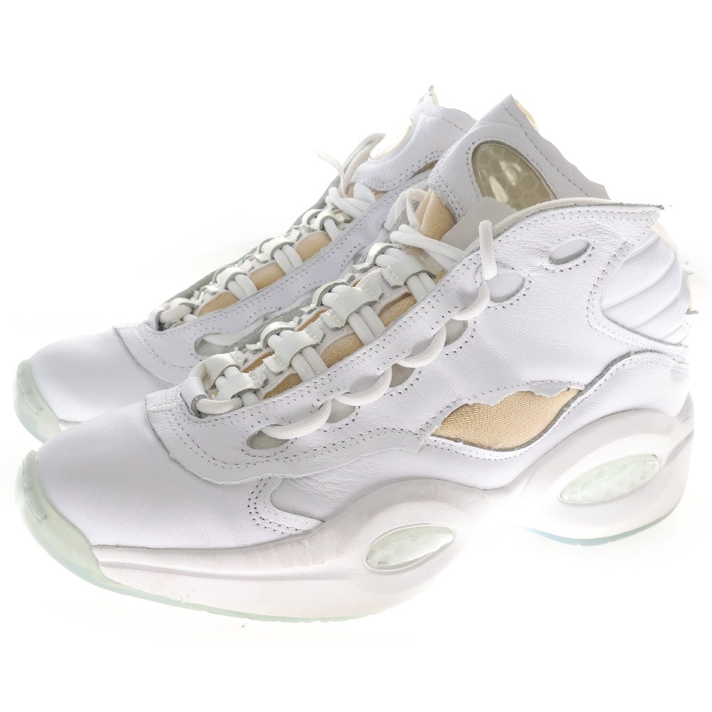 Maison Margiela 22(メゾンマルジェラ) ×REEBOK Question Mid Memory Of Basketball GW5000 リーボック メモリーオブバスケットボール ハイカットスニーカー ホワイト US8.5/26.5cm