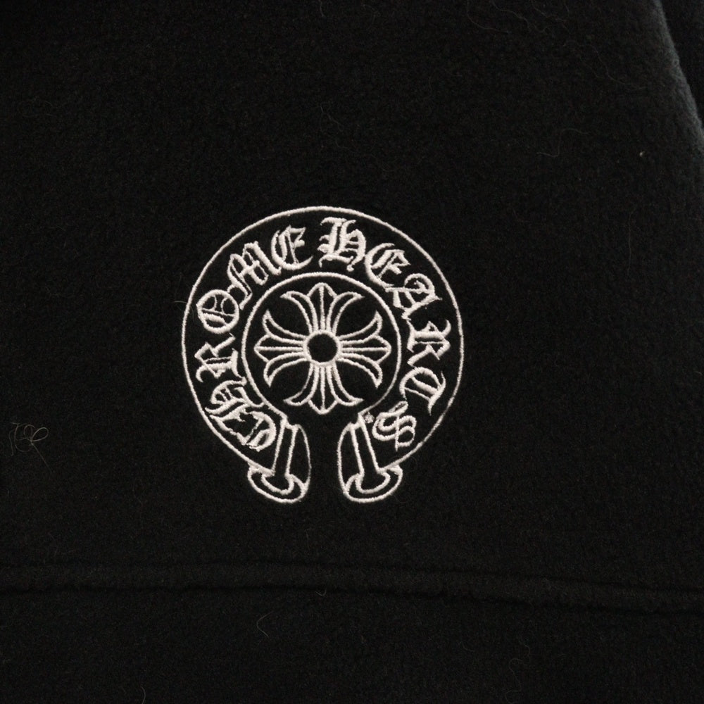 CHROME HEARTS(クロムハーツ) YKT U TARDY SWEEP HLF ZIP ダガーハーフジップフリースブルゾン ブラック
