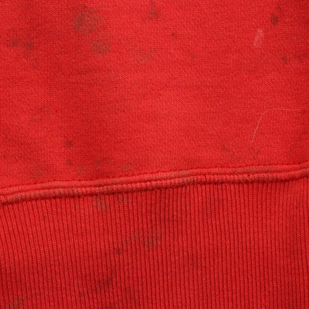 SAINT MICHAEL(セントマイケル) 24SS HALF ZIP SWEAT SM-YS8-0000-033 ハーフジップスウェットトレーナー レッド
