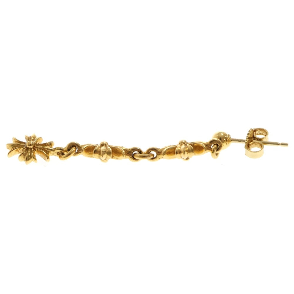 CHROME HEARTS(クロムハーツ) 22K TNY E CH PLS 3 タイニーE CHプラス 3ドロップピアス ゴールド