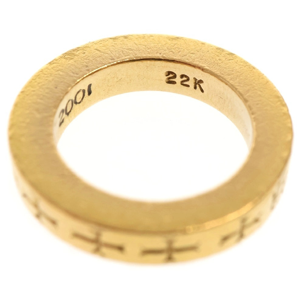 CHROME HEARTS(クロムハーツ) 22K 3mm SPACER FUCK YOU 3mmスペーサーリング ファックユー ゴールド