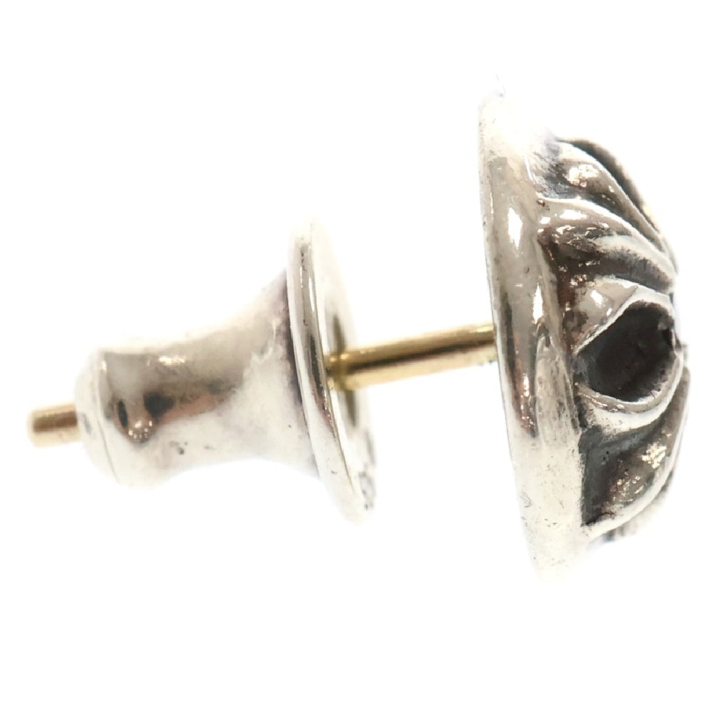 CHROME HEARTS(クロムハーツ) STUD CRSBLL DIA クロスボールスタッドピアス アフター1ダイヤ シルバー