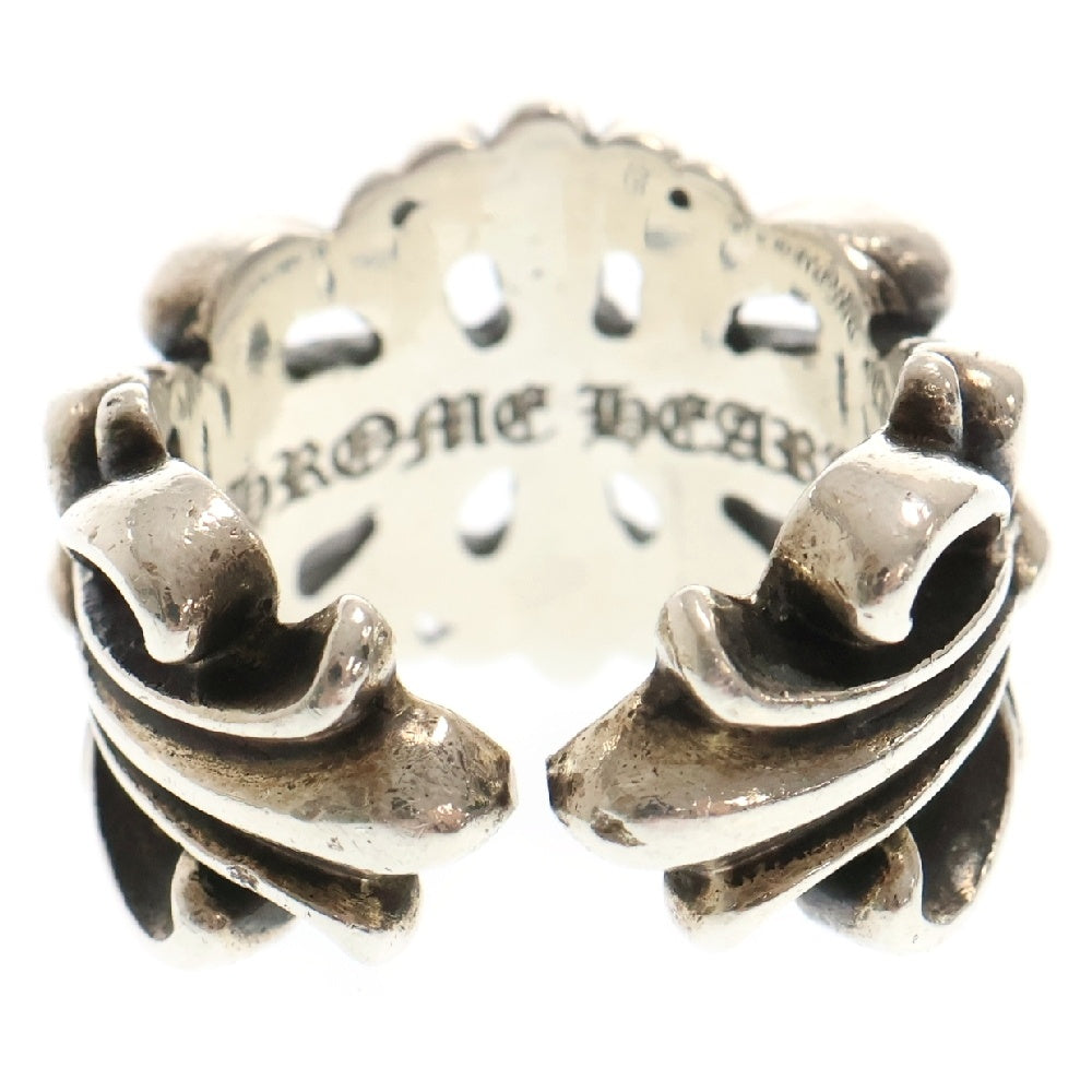 CHROME HEARTS(クロムハーツ) DBL FLRL CRS ダブルフローラルクロス リング シルバー BCA390
