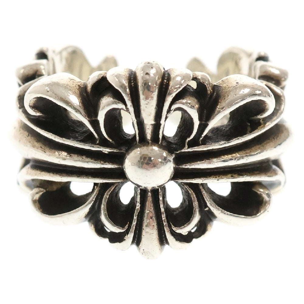 CHROME HEARTS(クロムハーツ) DBL FLRL CRS ダブルフローラルクロス リング シルバー BCA390