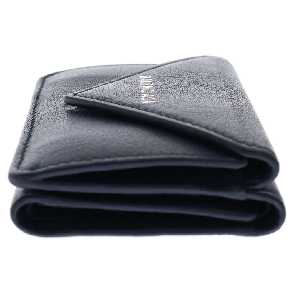 BALENCIAGA(バレンシアガ) PAPER MINI WALLET ペーパーミニ コンパクトウォレット ブラック 財布 391446