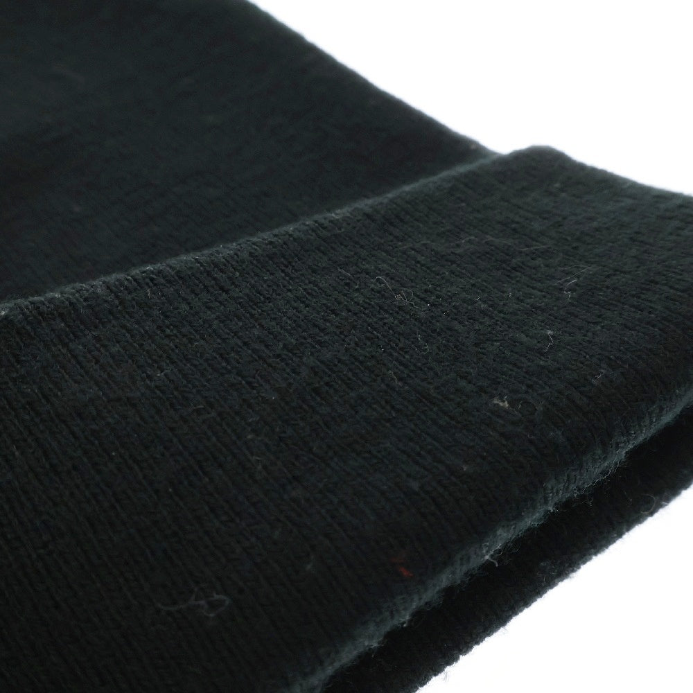 CHROME HEARTS(クロムハーツ) WOOL WATCH CAP ウールワッチキャップ ロゴ刺繍 アクリルビーニー ニットキャップ 帽子 ブラック