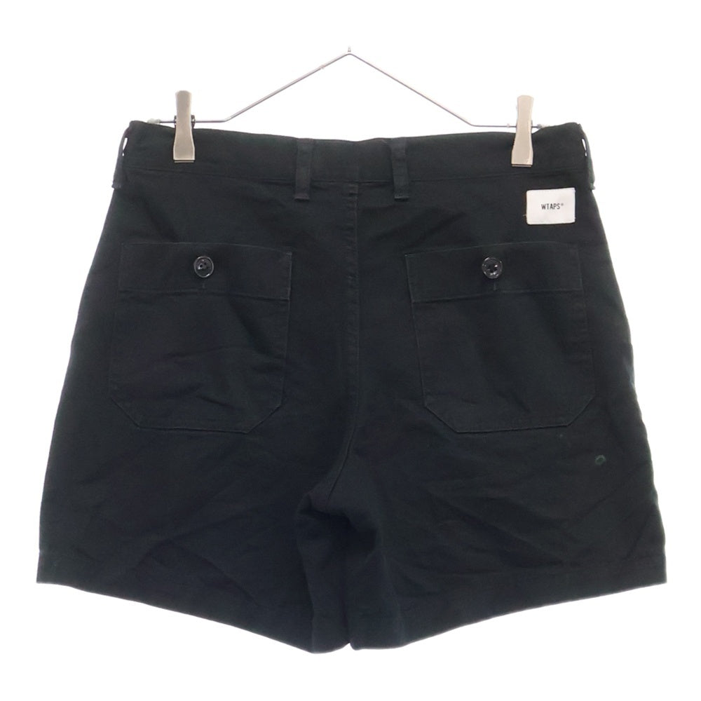 WTAPS(ダブルタップス) 22SS BUDS SHORTS COTTON TWILL 221BRDT-PTM08 コットンツイルショーツ ハーフパンツ ブラック