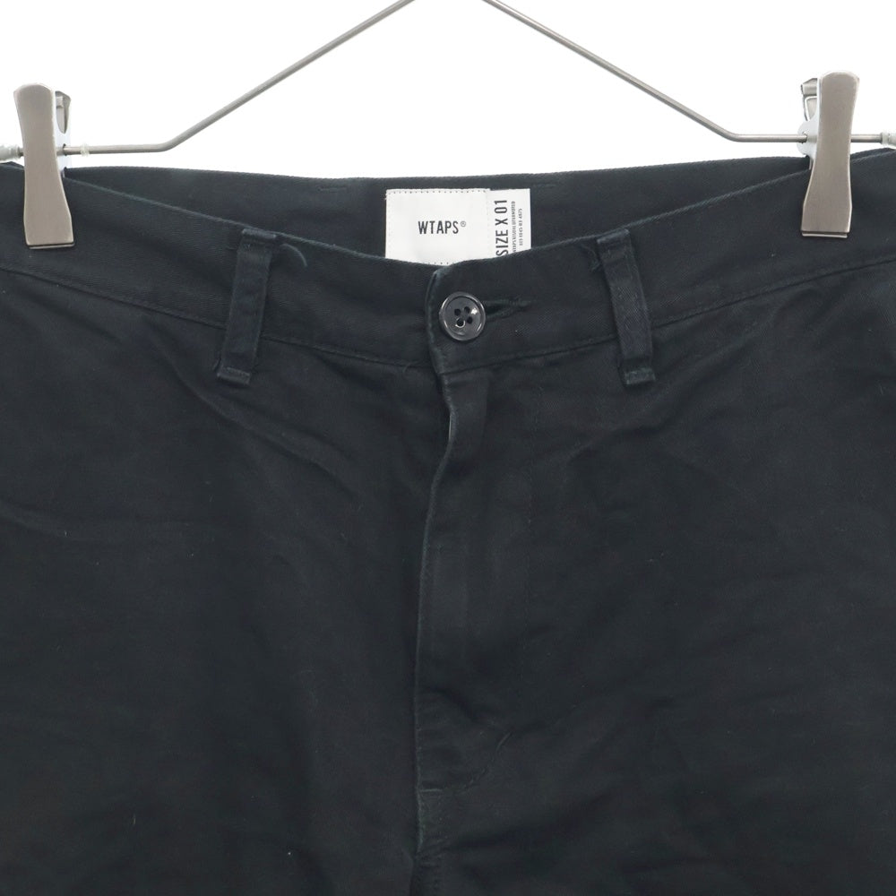 WTAPS(ダブルタップス) 22SS BUDS SHORTS COTTON TWILL 221BRDT-PTM08 コットンツイルショーツ ハーフパンツ ブラック