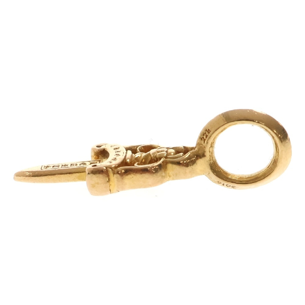 CHROME HEARTS(クロムハーツ) 22K STACK DAGGER V2 ダガースタックチャーム ゴールドネックレストップ
