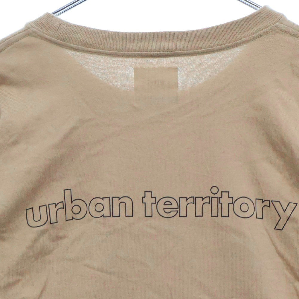 WTAPS(ダブルタップス) WTVUA URBAN TERRITORY プリント クルーネック 長袖Tシャツ カットソー ブラウン
