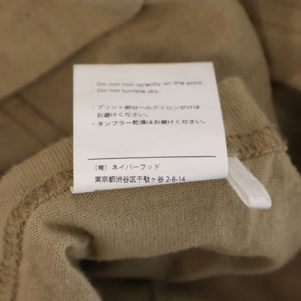 WTAPS(ダブルタップス) WTVUA URBAN TERRITORY プリント クルーネック 長袖Tシャツ カットソー ブラウン